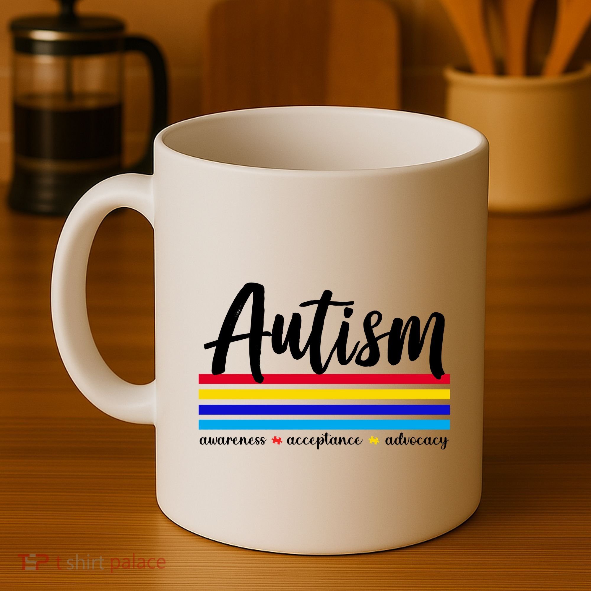 Autism Awareness Acceptance Advocacy Coffee Mug