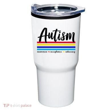 Autism Awareness Acceptance Advocacy Tumbler