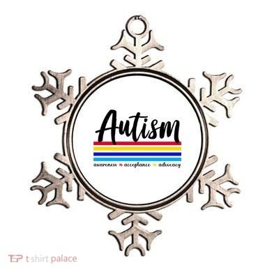Autism Awareness Acceptance Advocacy Ornament
