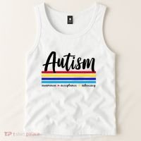 Autism Awareness Acceptance Advocacy Tank Top thumb 2