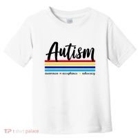 Autism Awareness Acceptance Advocacy Toddler T-Shirt thumb 0
