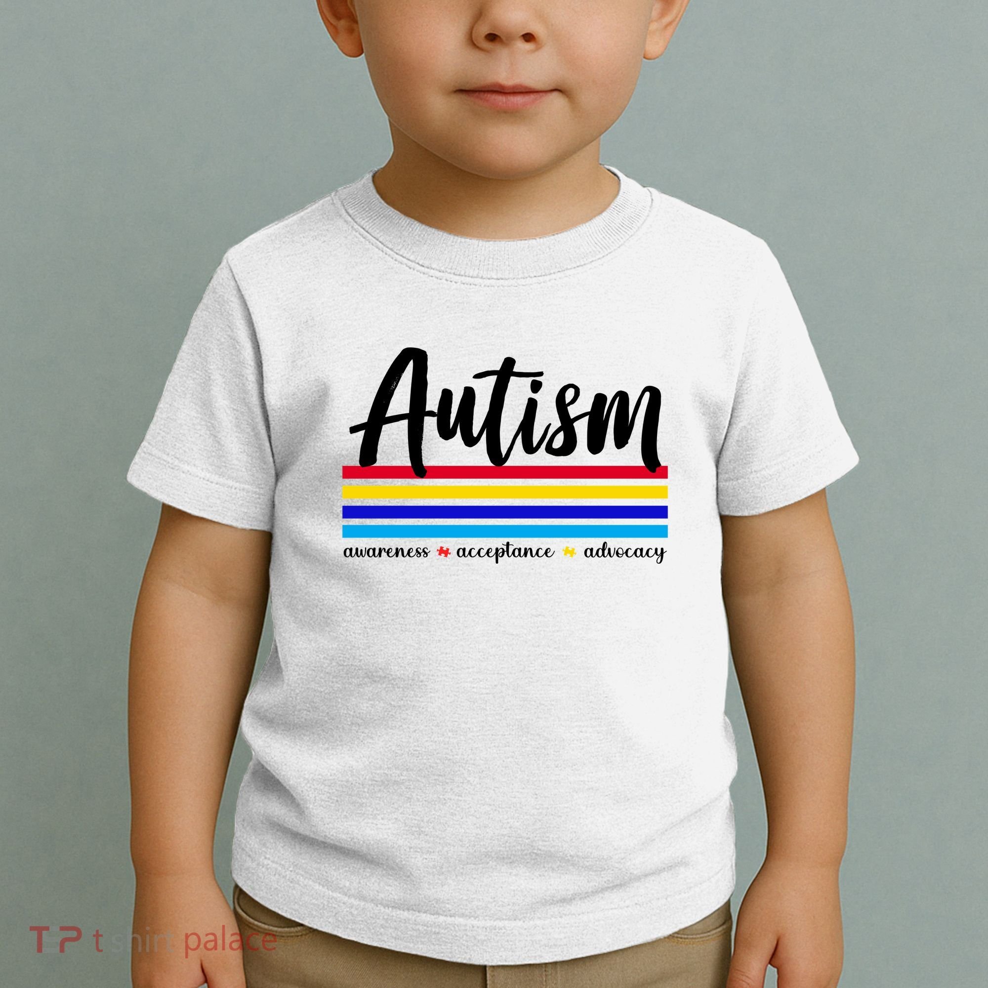 Autism Awareness Acceptance Advocacy Toddler T-Shirt