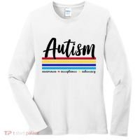 Autism Awareness Acceptance Advocacy Women's Long Sleeve Shirt thumb 0