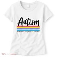 Autism Awareness Acceptance Advocacy Women's T-Shirt thumb 0