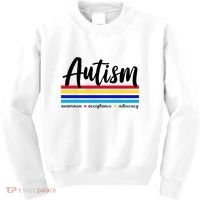 Autism Awareness Acceptance Advocacy Kids Sweatshirt thumb 0