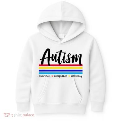 Autism Awareness Acceptance Advocacy Kids Hoodie