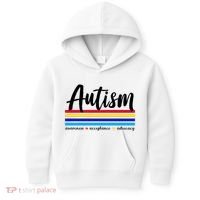 Autism Awareness Acceptance Advocacy Kids Hoodie thumb 0