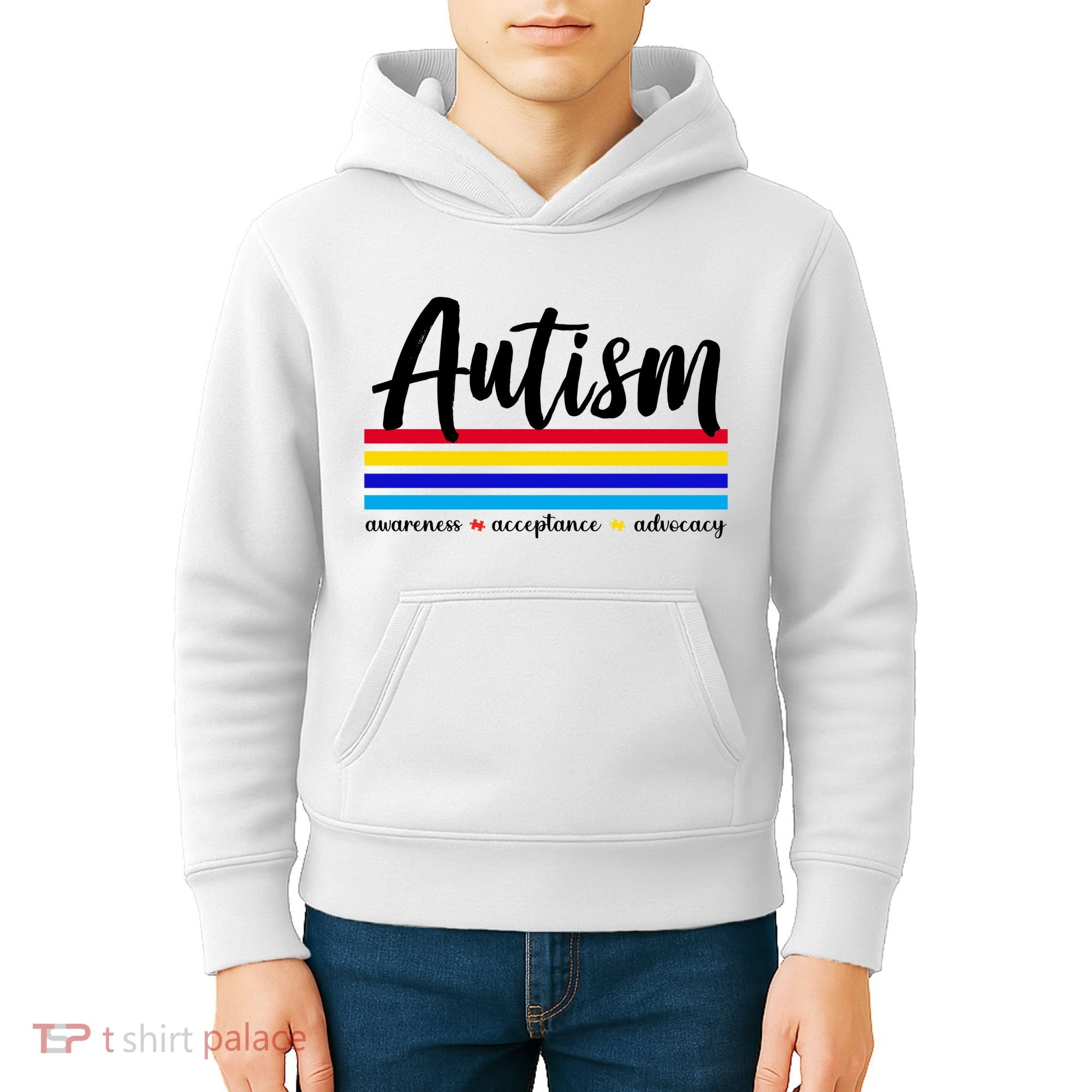 Autism Awareness Acceptance Advocacy Kids Hoodie
