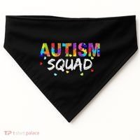 Autism Awareness Autism Squad Support Team USA-Made Doggie Bandana thumb 0
