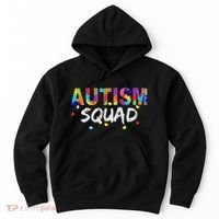 Autism Awareness Autism Squad Support Team Hoodie thumb 0