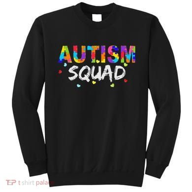 Autism Awareness Autism Squad Support Team Sweatshirt