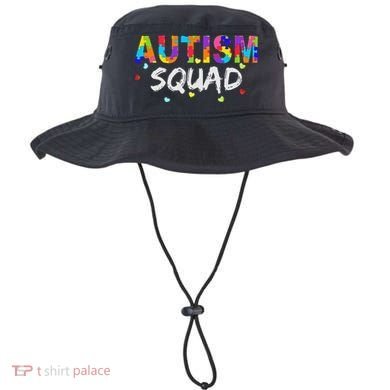Autism Awareness Autism Squad Support Team Bucket Hat