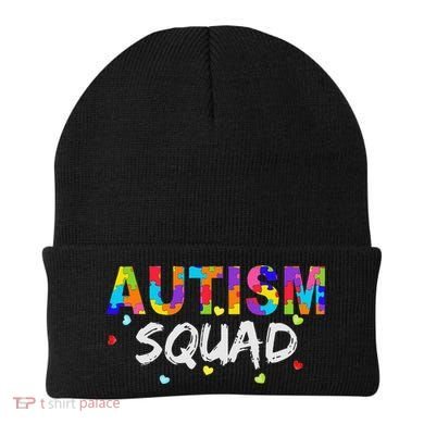Autism Awareness Autism Squad Support Team Beanie