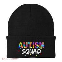 Autism Awareness Autism Squad Support Team Beanie thumb 0