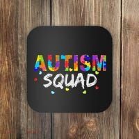 Autism Awareness Autism Squad Support Team Coaster thumb 0