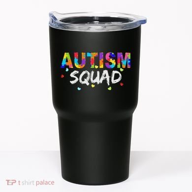 Autism Awareness Autism Squad Support Team Tumbler