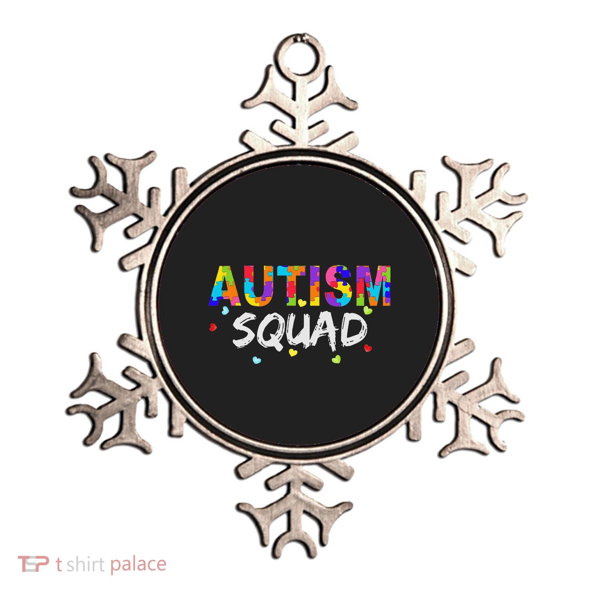 Autism Awareness Autism Squad Support Team Ornament