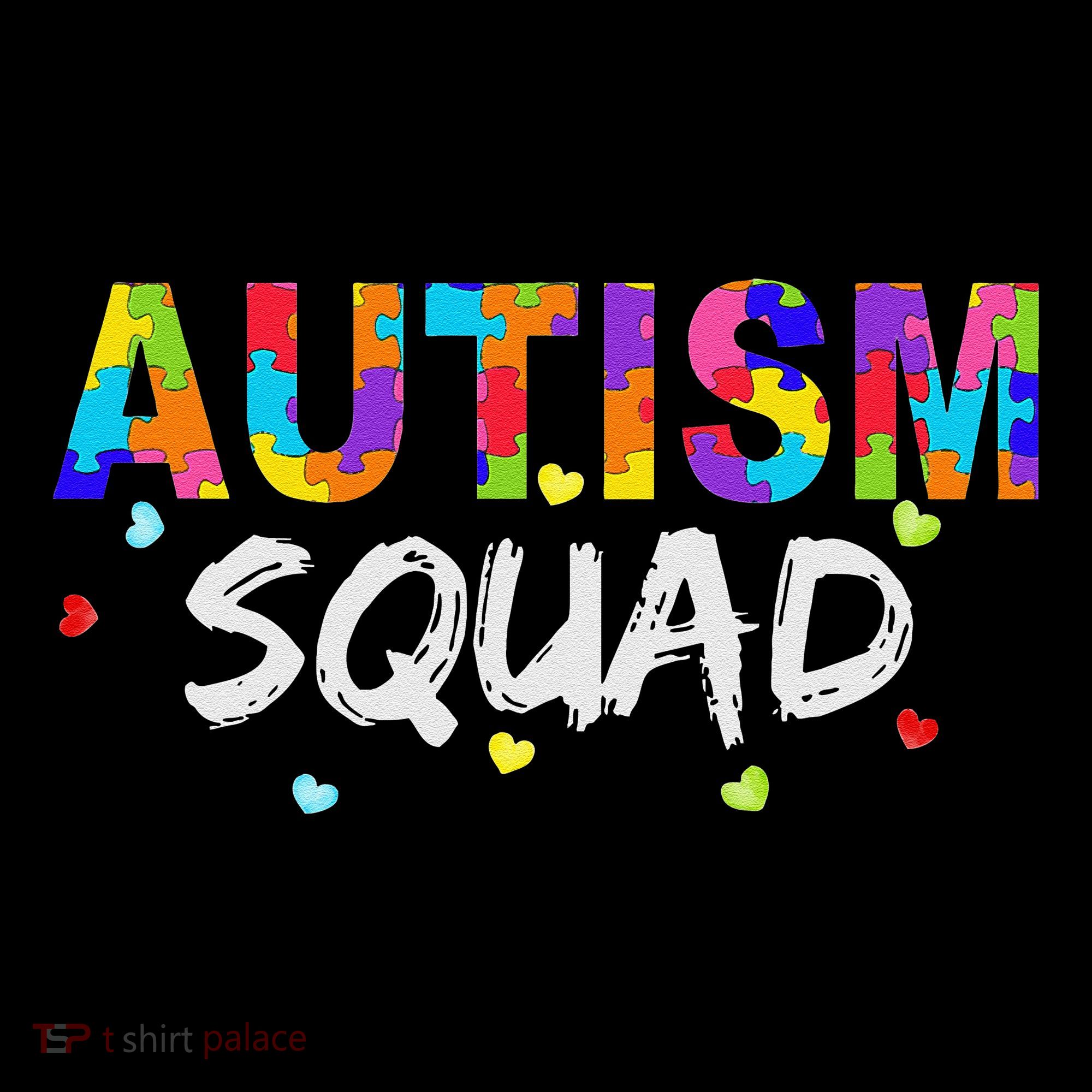 Autism Awareness Autism Squad Support Team Women's T-Shirt