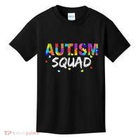 Autism Awareness Autism Squad Support Team Kids T-Shirt thumb 0