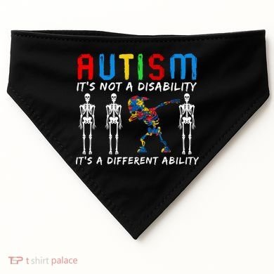 Autism Awareness USA-Made Doggie Bandana