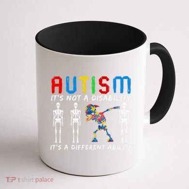 Autism Awareness Coffee Mug back