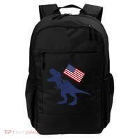 Awesome America American Dino Flag July 4th USA Dinosaur Backpack thumb 0