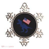 Awesome America American Dino Flag July 4th USA Dinosaur Ornament thumb 0