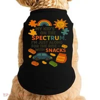 Autism Awareness Acceptance Spectrum Doggie Tank thumb 0