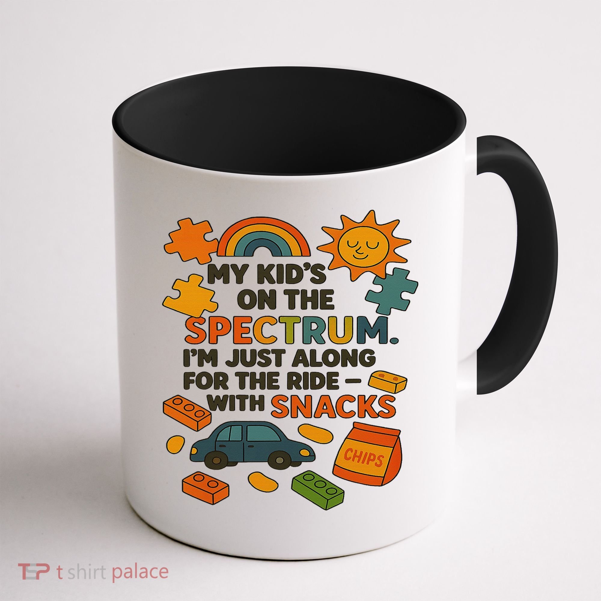 Autism Awareness Acceptance Spectrum Coffee Mug