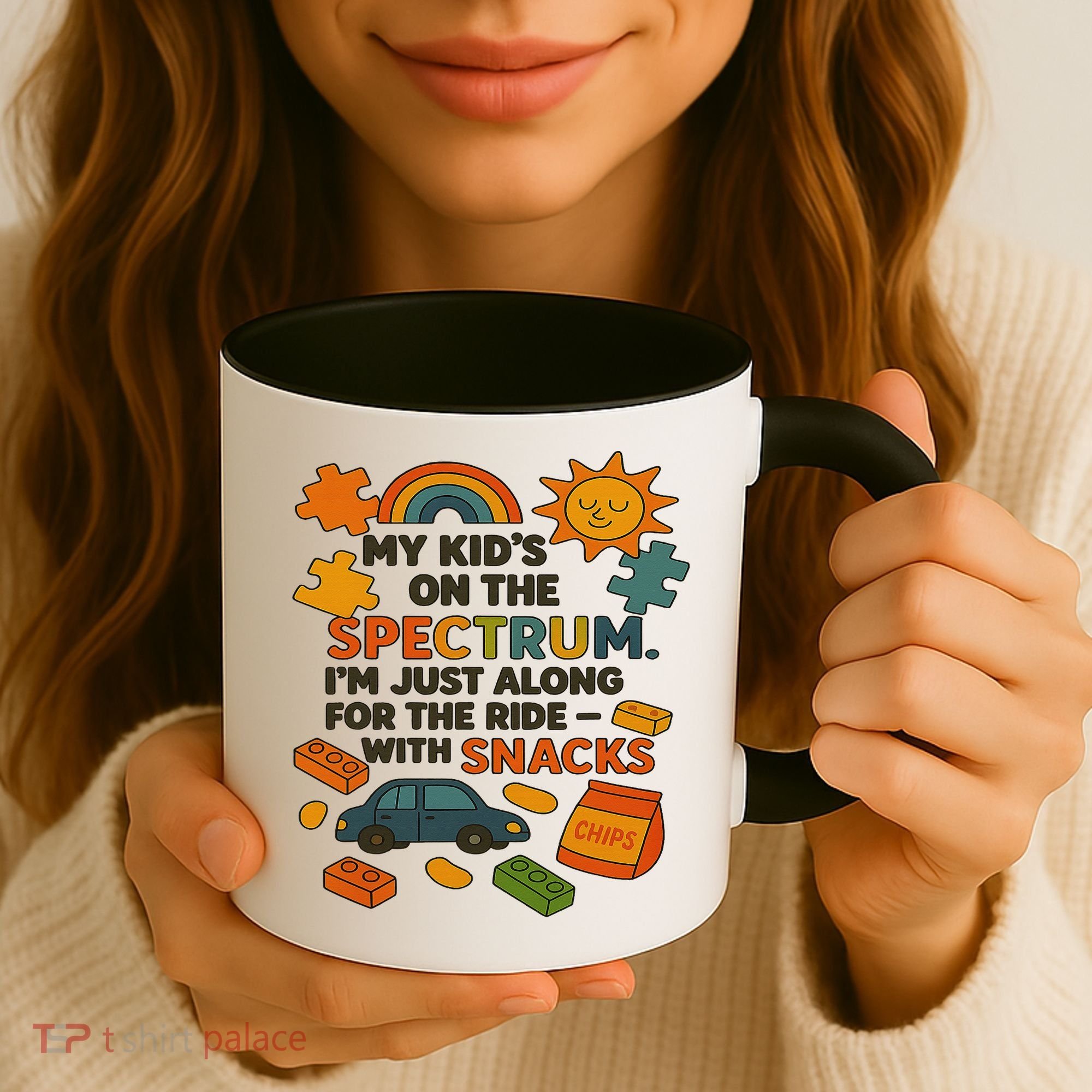 Autism Awareness Acceptance Spectrum Coffee Mug