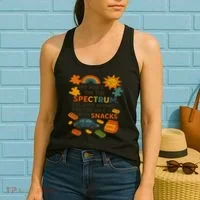 Autism Awareness Acceptance Spectrum Women's Tank Top thumb 2