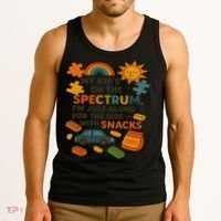 Autism Awareness Acceptance Spectrum Tank Top thumb 3