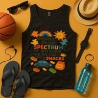 Autism Awareness Acceptance Spectrum Tank Top thumb 4