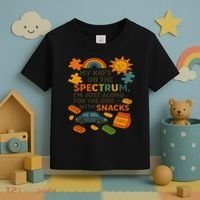 Autism Awareness Acceptance Spectrum Toddler T-Shirt thumb 3
