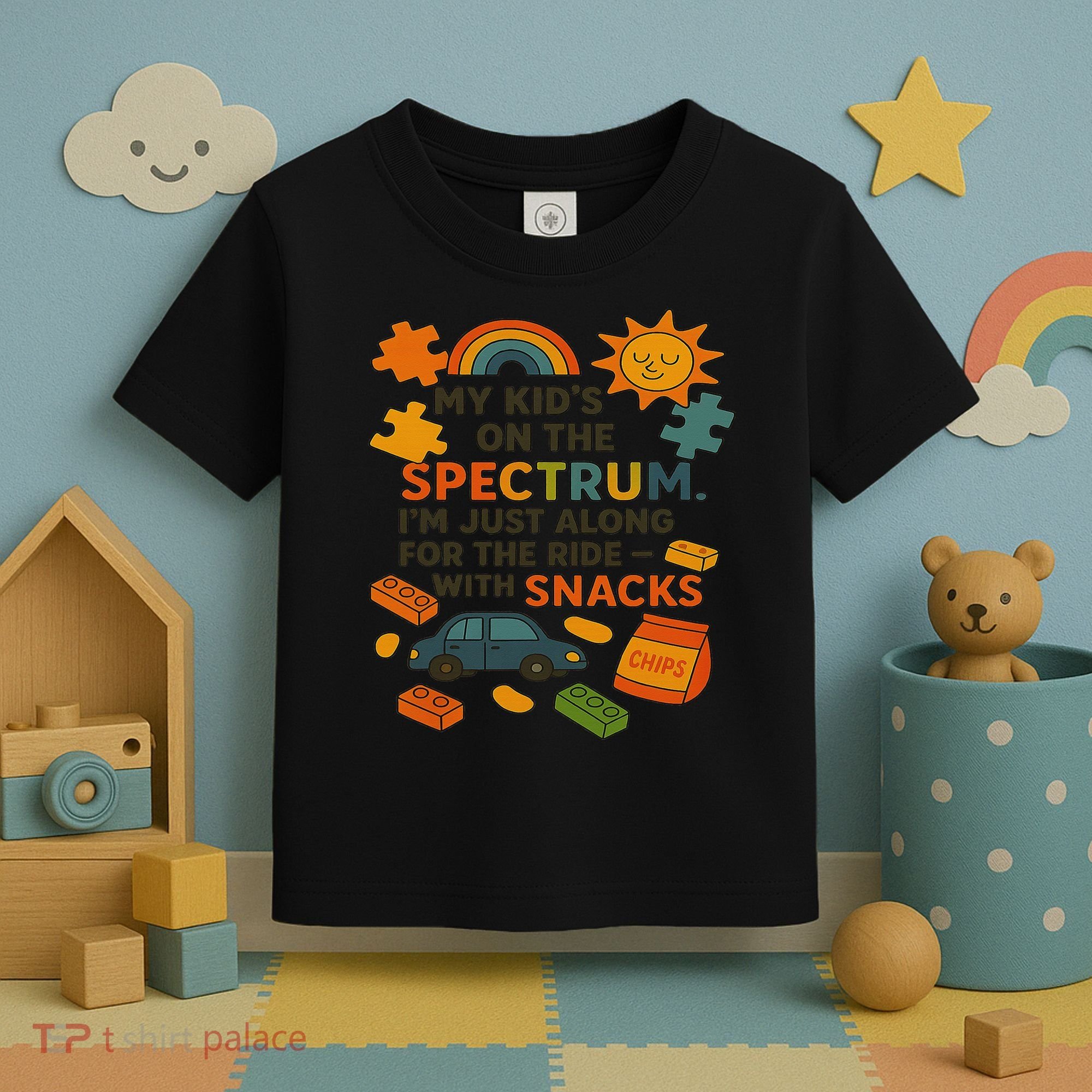 Autism Awareness Acceptance Spectrum Toddler T-Shirt
