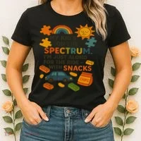 Autism Awareness Acceptance Spectrum Women's T-Shirt thumb 2