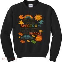 Autism Awareness Acceptance Spectrum Kids Sweatshirt thumb 0
