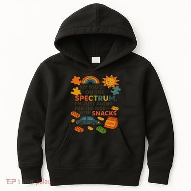 Autism Awareness Acceptance Spectrum Kids Hoodie