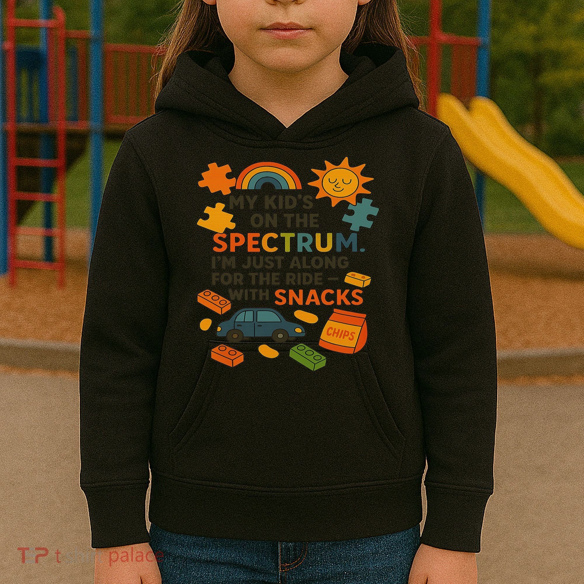 Autism Awareness Acceptance Spectrum Kids Hoodie