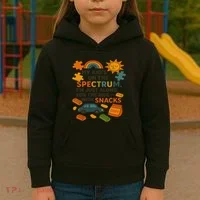 Autism Awareness Acceptance Spectrum Kids Hoodie thumb 3
