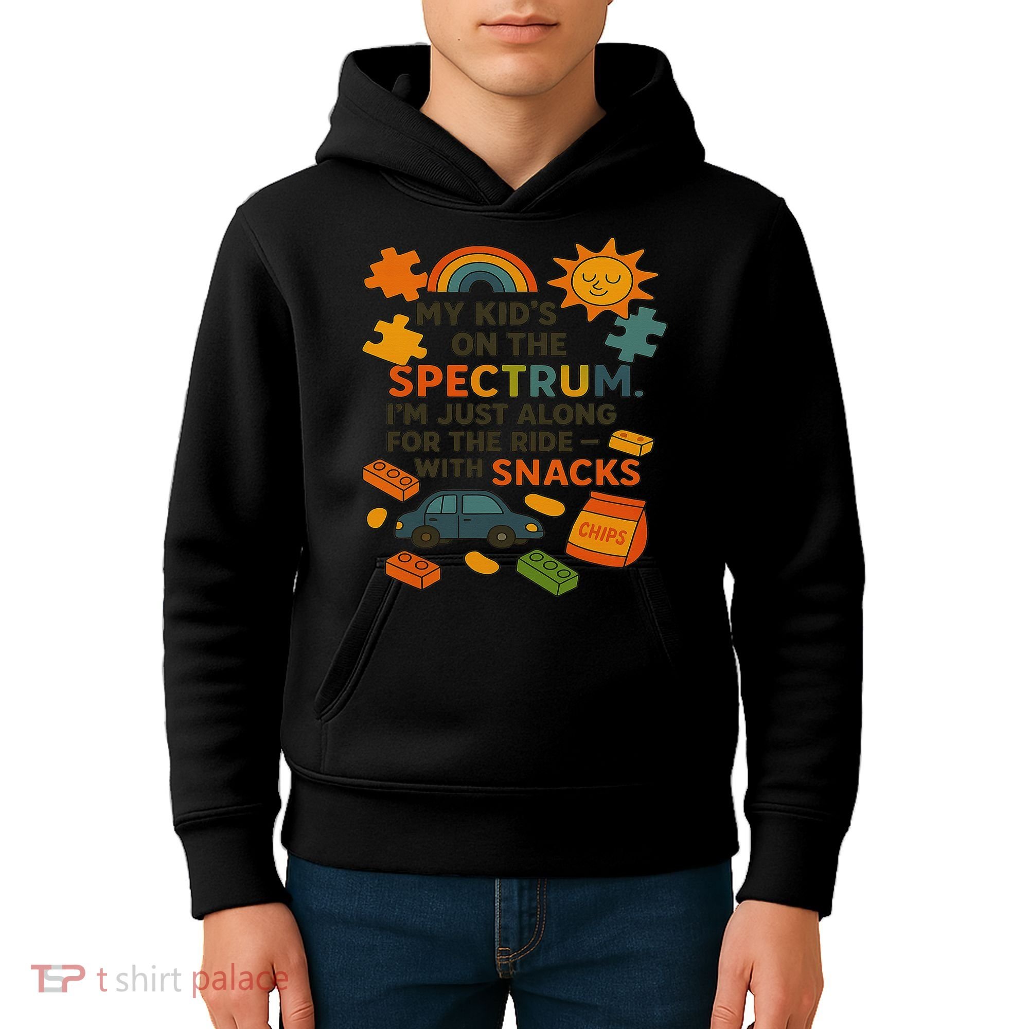 Autism Awareness Acceptance Spectrum Kids Hoodie