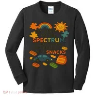 Autism Awareness Acceptance Spectrum Kids Long Sleeve Shirt thumb 0