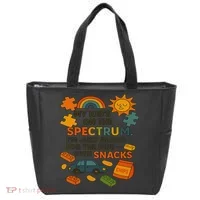 Autism Awareness Acceptance Spectrum Tote Bag thumb 0