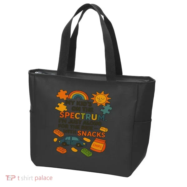 Autism Awareness Acceptance Spectrum Tote Bag