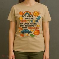Autism Awareness Acceptance Spectrum T-Shirt thumb 4
