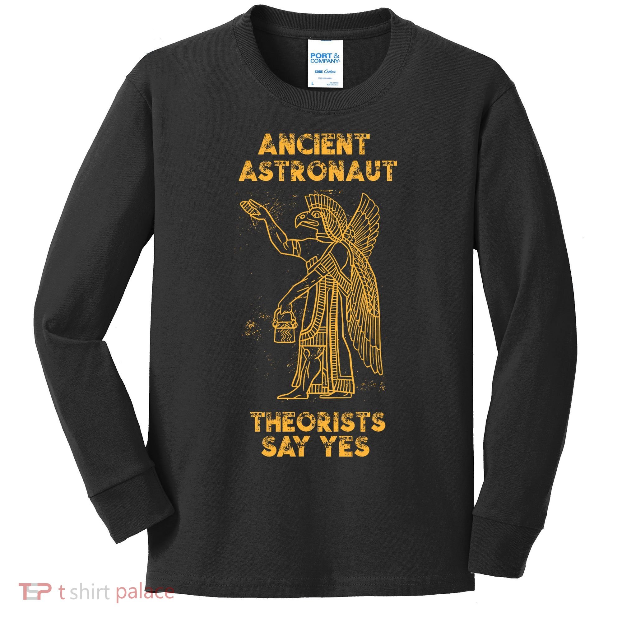 Anunnaki Ancient Astronaut Theorists Say Yes Sumerian Alien Kids Long Sleeve Shirt