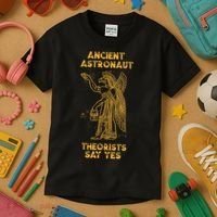 Anunnaki Ancient Astronaut Theorists Say Yes Sumerian Alien Kids T-Shirt thumb 3