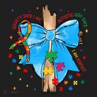 Autism Awareness Autistic God Save Faith  Women's Sweatshirt thumb 2