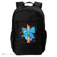 Autism Awareness Autistic God Save Faith  Backpack thumb 0