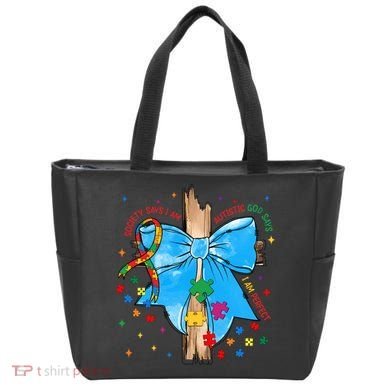Autism Awareness Autistic God Save Faith  Tote Bag